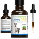 Pet Wellbeing Urinary Gold για γάτες - Vet-Formulated Multi-Herb Urinary Tract Support - Feline Bladder Health & Urinary System Wellness - Holistic Cat Supplement - Liquid Formula 2 oz (59ml)