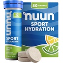 Nuun, Electrolyte Drink Tabs Lemon Lime, 8 Count, 1.9 Ounce