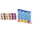 GU Energy Original Sports Nutrition Energy Gel, 24-Count, Assorted Flavors & Nuun Sport Electrolyte Tablets for Proactive Hydration, Mixed Citrus Berry Flavors, 4 Pack (40 Servings)