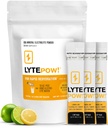 LyteLine Electrolytes Powder - Sea Minerals - Lemon-Lime Hydration Supplement (16 Single Servings)