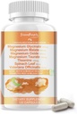 Γλυκινικό μαγνήσιο 500 mg ανά Σερβίρισμα, με Καψάκιο, Ταυρικό & Οξείδιο, Συμπλήρωμα Μαγνησίου για τους μυς, τα οστά, τον ύπνο και την πέψη, 120 κάψουλες Vegan, μη ΓΤΟ