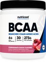 Nutricost BCAA Powder 2:1:1 (Pomegranate Guava, 30 Servings) - Branched Chain Amino Acids