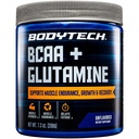 BodyTech BCAA + Glutamine Powder with Vitamin C, L Glutamine & More, Essential Pre Workout or Post Workout Amino Acids for Men & Women, Unflavored, 7.3 Oz, 30 Servings