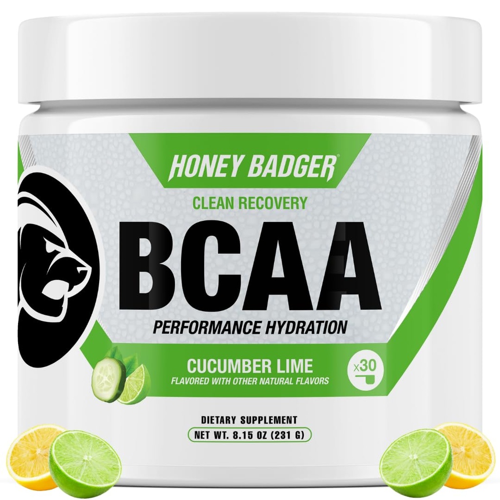 Μέλι ασβός BCAA + EAA Αμινοξέα σε σκόνη, BCAAs + L-Γλουταμίνη, Κέτο, Vegan, Ζάχαρη Δωρεάν για άνδρες και γυναίκες, Ενυδάτωση & μετά την προπόνηση ανάνηψη των μυών Μίγμα, Αγγούρι Lime, 30 Σερβίρεις
