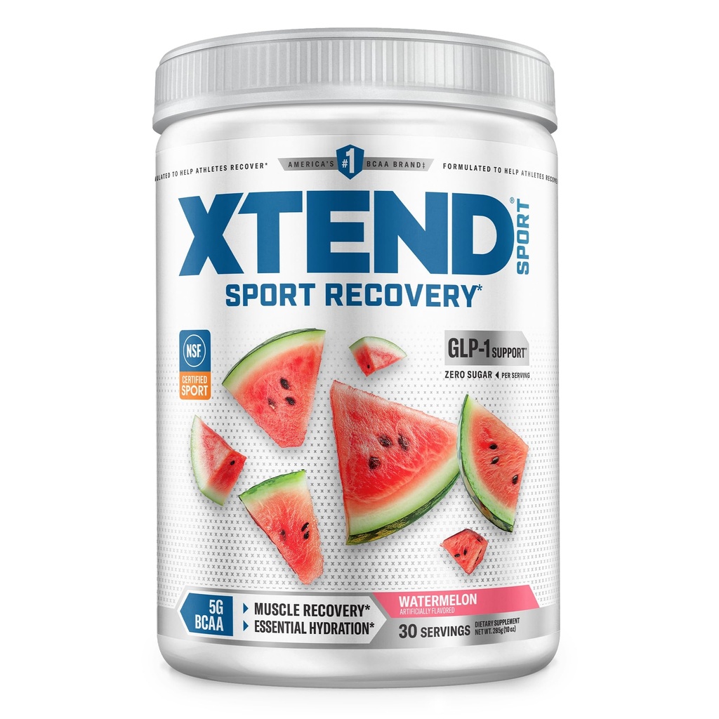 Xtend Sport BCAA Σκόνη Καρπούζι - Ηλεκτρολύτη Σκόνη για Ανάκτηση & Ενυδάτωση με Αμινοξέα - 30 Μερίδες