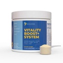 Vitality Boost+ System – Ashwagandha KSM-66® 500mg + Magnesium Powder Supplement – Energy & Stress Support – Relaxation, Sleep & Muscle Recovery – with BCAA & CoQ10 – 30 Servings