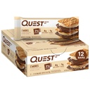 Quest Nutrition S'mores Protein Bars, 21g Protein, 1g Sugar, 4g Net Carb, Χωρίς γλουτένη, Keto Friendly, 12 Count