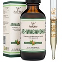 Ashwagandha Organic Drops for Stress Relief (1,200mg, 60 Servings) Ashwagandha Tincture for Adrenal Support and Cortisol Manager (Vegan Safe, Gluten Free, Non-GMO) by Double Wood