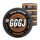 Plant-Based Nootropic Pouches | Energy Pouches with 100mg Caffeine from Natural Tea, Rhodiola Rosea, Alpha GPC, Ashwagandha, L-Theaine - 5 cans of 15 Pouches (Cinnamon)