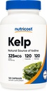 Κάψουλες Nutricost Kelp, 325mcg ιωδίου, 120 κάψουλες, χορτοφάγοι, μη ΓΤΟ και χωρίς γλουτένη