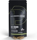 Divisionone Beef Organ Supplement - Primal Blend with Liver, Heart, Kidney, Beef Liver Supplement Grass Fed, Organ Meat Supplements for Humans, Non-GMO, 120 Caps.