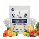 Salt of the Earth Premium Zero-Sugar Electrolyte – Made with Pink Himalayan Salt – Hydration Powder Packets | 7 Flavor Variety Pack | Keto & Paleo Friendly | 5 Sticks Each, 35 Total