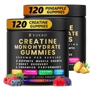 Creatine Monohydrate Gummies for Men & Women, 9000MG Creatine Gummies Sugar Free -BCAA 2:1, B12 B6 for Boost Strength, Focus & Endurance, Vegan, Non-GMO