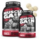 Bully Max 2-in-1 Muscle Builder Chewable Tables for Puppies & Adult Dogs - Βιταμίνες σκύλου & Συμπληρώματα για την αύξηση των μυών - Κυνικό κουτάβι πολυβιταμίνες για όλες τις Φυλές & ηλικίες - 60 Tabs (2 Μπουκάλια)