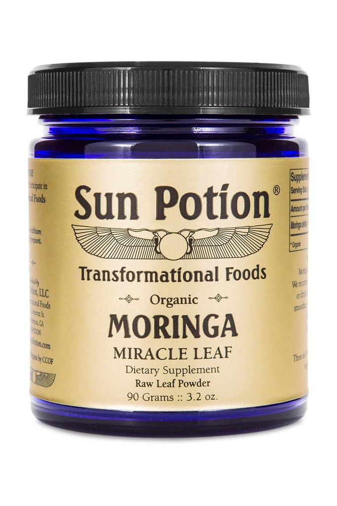 Σκόνη φύλλων Moringa Leaf - 90 Gram Jar