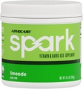 AdvoCare Spark - Energy Drink Mix - Βιταμίνη & Amino Acid συμπλήρωμα - Υποστηρίζει την ενέργεια και την εστίαση - Φορητή Ανοσολογική Υποστήριξη - Χωρίς ζάχαρη - Limeade (10