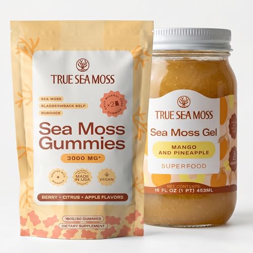 TrueSeaMoss Bundle – 3-in-1 Gummies & Mango/Pineapple Sea Moss Gel