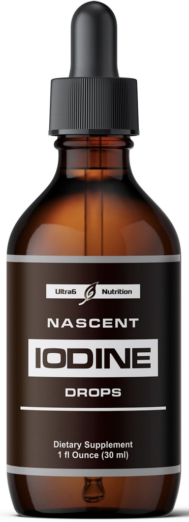 Nascent Iodine Supplement | Nascent Iodine Drops for Increased Energy & Optimal Health | Liquid Supplement and Immunity Booster