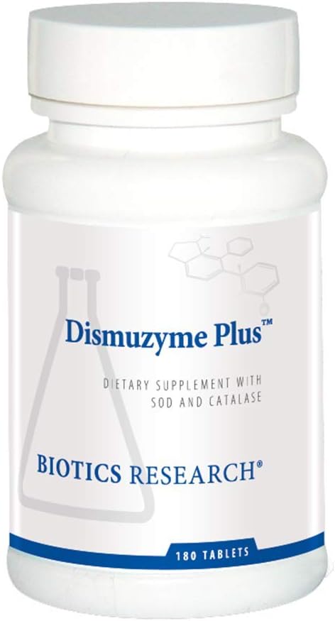 Biotics Research Dismuzyme Plus Υψηλή Αντιοξειδωτική Δραστηριότητα, Υποστηρίζει το ανοσοποιητικό σύστημα, την άνεση και το κοινό Flexion, 180 δισκία