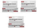 Major Pharmaceuticals Povidine Iodine USP First Aid Ointment for Cuts, Scrapes and Burns, 3 Count