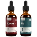 Rejuvica Health Active Iodine + Active B12 Bundle - Energy Support Bundle - Advanced Liquid Delivery