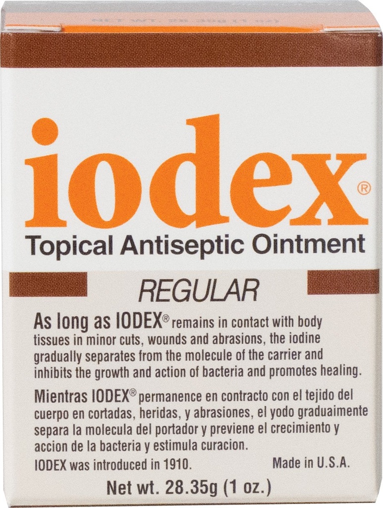 BAAR Iodex Topical Healing Ointment, 4.7% Iodine for Infection Prevention and Soothing Relief, Perfect for Cuts, Scrapes, Wounds, Bruises, Minor Burns, Bug Bites, Rashes & More, Made in The USA, 1 oz