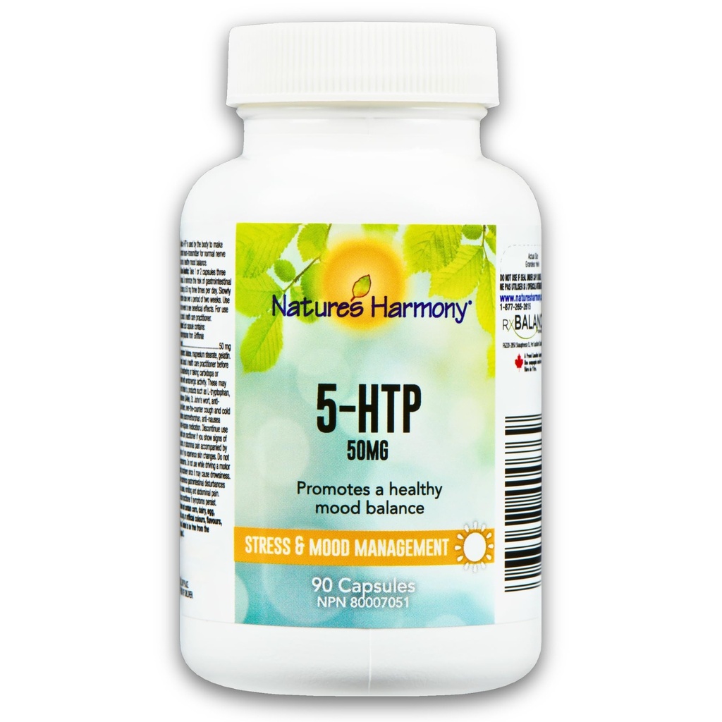 Nature’s Harmony® 5-HTP 50mg（90 Capsules）