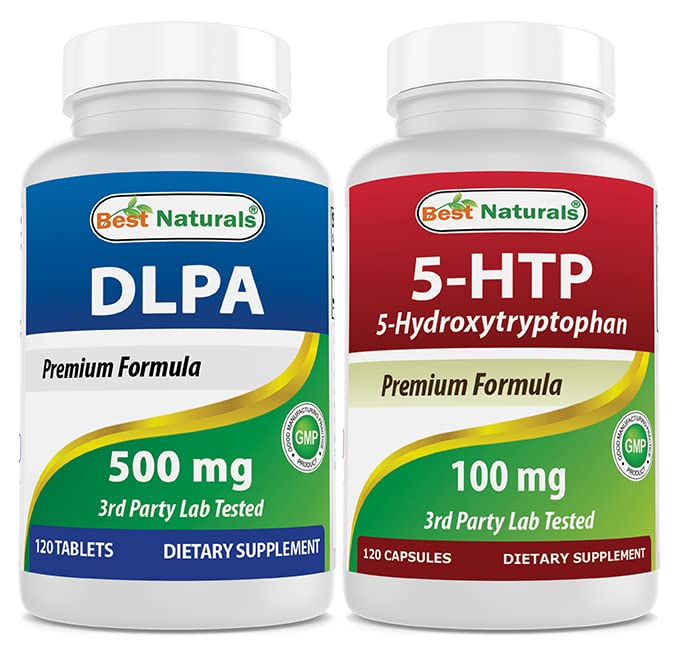 Best Naturals DLPA 500 mg & 5-HTP 100 mg