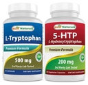 Best Naturals L-Tryptophan 500 mg & 5-HTP 200 mg