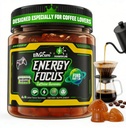 Energy & Focus Caffeine Gummies, Hakkue® Brain-Fuels Supplement with 5-HTP, L-Tryptophan, Magnesium & Vitamins B6, B12, D. Coffee Flavor, Crash-Free for Work, Study & Daily Productivity, 60 Counts