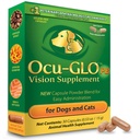 Ocu-GLO PB Vision Supplement for Small Dogs & Cats – Easy to Administer Powder Blend with Lutein, Omega-3 Fatty Acids, Grape Seed Extract and Antioxidants to Promote Eye Health, 30ct Sprinkle Capsules