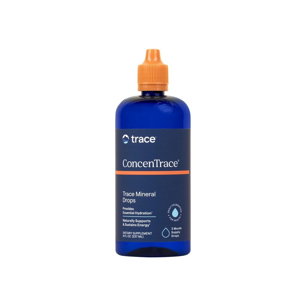 Trace Minerals ConcenTrace Trace Mineral Drops | Supports Energy, Digestion, Bone Health & Hydration, 70+ Ionic Trace Minerals w/Magnesium, Chloride & Potassium | Keto, Vegan & Non-GMO | 96 Servings