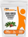 BulkSupplements.com Bearberry Leaf Extract Powder - Uva Ursi Extract, Herbal Supplement - Vegan & Gluten Free, 750mg per Serving, 1kg (2.2 lbs) (Pack of 1)