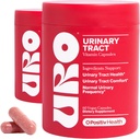 O Positiv URO Συμπλήρωμα ούρων για τις γυναίκες, 60 Count (Pack of 2) - Βιταμίνες υποστήριξης ούρων με Pacran Complete Cranberry Extract, D-Mannose, & Βιταμίνη C - Vegan & Gluten-free