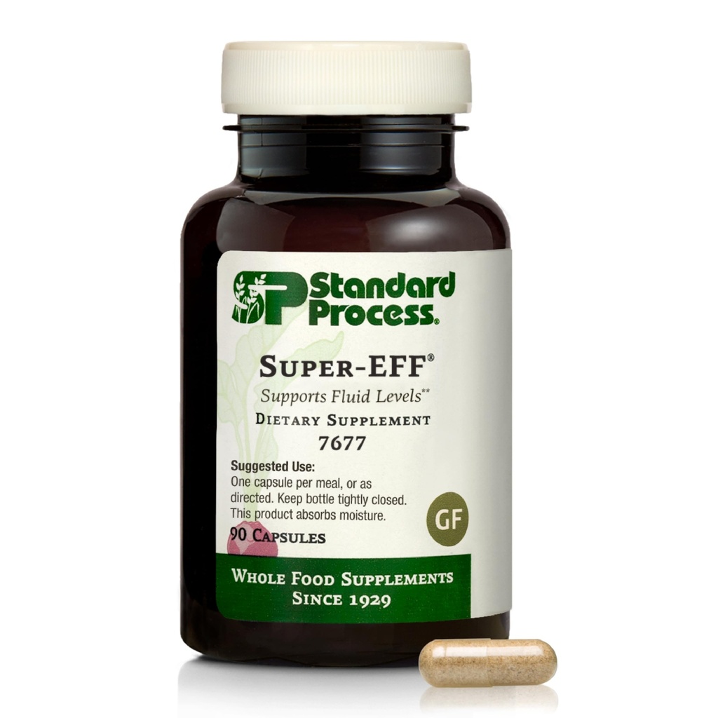 Standard Process Inc. Super-EFF - Ολόκληρη ενέργεια τροφίμων με λάδι λιναρόσπορου και Ισπανικό Μος - 90 κάψουλες