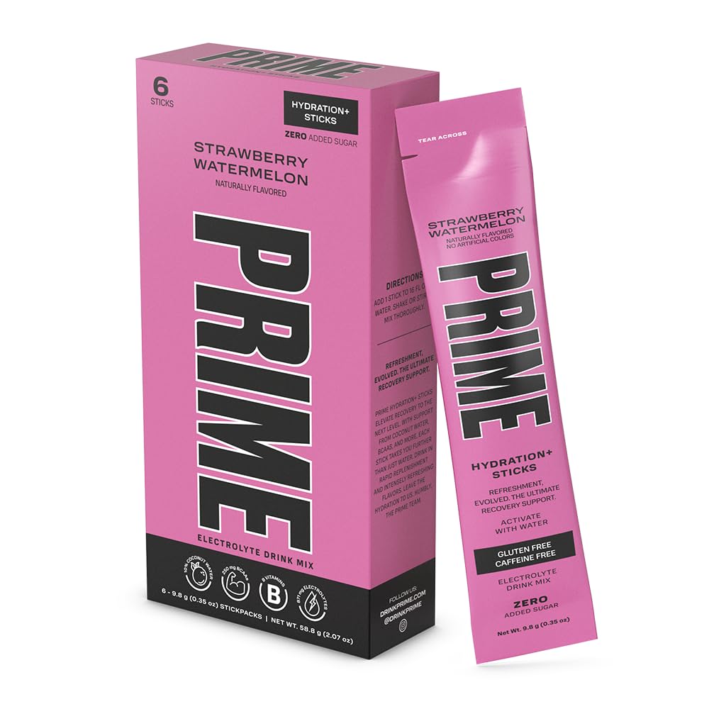 PRIME HYDRATION+ Sticks Φράουλα Καρπούζι 
