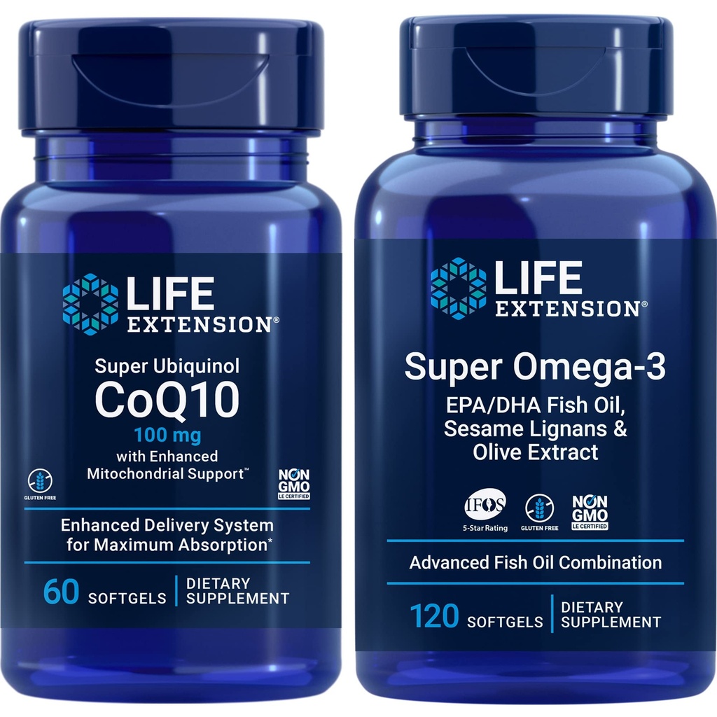 Επέκταση ζωής Super Ubiquinol Coq10, 100 Mg, 60 Softgels 