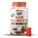 Saw Palmetto Gummies for Hair Growth & Hormone Balance – Vegan DHT Blocker for Women & Men, Supports Prostate Health, PCOS & Testosterone Wellness – Gluten-Free Herbal Supplement – 300mg Extract