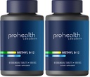ProHealth Methyl B-12 Methylcobalamin (1000 mcg, 60 sublingual Tablets) (Vitamin B-12) (Pack of 2)