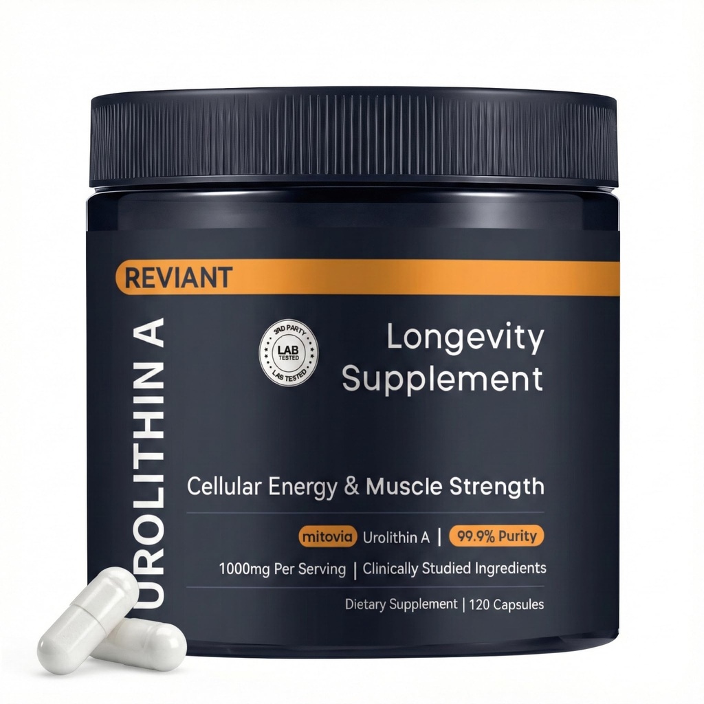 Urolithin A 1000mg Supplement - 99.9% High Purity for Cellular Vitality, Longevity & Muscle Support - 120 Capsules, 60-Day Supply - Non-GMO, Third Party Tested