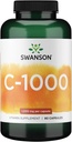 Swanson Vitamin C w/Rose HIPS - συμπλήρωμα βοτάνων για την προώθηση της υγείας του δέρματος, την υγεία της καρδιάς και το ανοσοποιητικό σύστημα Υποστήριξη - Φυσική φόρμουλα για την προώθηση της προστασίας & ευεξίας - (90 κάψουλες, 1000mg το καθένα)