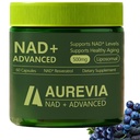 Aurevia NAD Advanced Supplement, Aurevia NAD+ Advanced 500mg Liposomal for Energy & Cellular Health - Women & Men, 60 Capsules (1pcs)