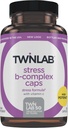 Twinlab Stress B-Complex Caps - Συμπλήρωμα ενεργειακής υποστήριξης με Βιταμίνη B12 και B6-250 κάψουλες