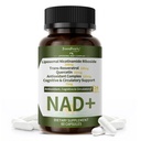 NAD+ Supplement for Women with Resveratrol , 20-in-1 NAD Plus Supplement with Liposomal Nicotinamide Riboside Boost NAD+ Levels for Cell Repair Energy, Antioxidant,Focus - 60 Vegan Capsules