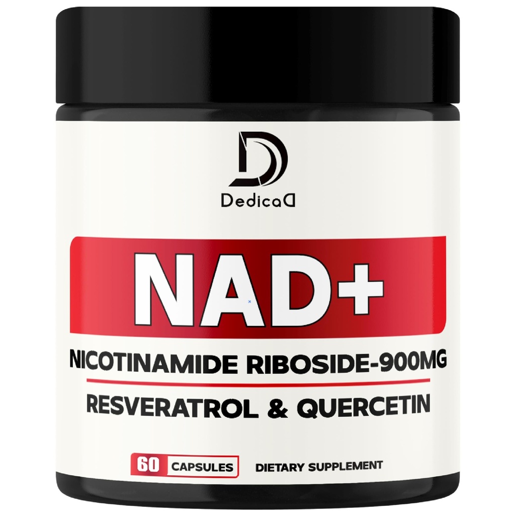 Συμπλήρωμα NAD με Nicotinamide Riboside, Trans-Reεσβερατρόλη, Quercetin - Κυτταρική Ενέργεια & Επισκευή, Ζωτικότητα, Υγιεινή γήρανση - 60 κόμης