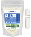 XPRS Nutra Μέγεθος 2 Κενές κάψουλες - 100 Count Empty Gelatin Κάψουλες - Χάπια DIY Καψάκιο Γέμισμα - Pure Bovine Pill Gel Caps for Do-It-Yourself Συμπληρώματα (White)