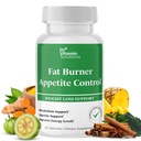 Fat Burner & Appetite Control Weight Loss Συμπληρώματα για Γυναίκες & Άνδρες - Μεταβολισμός Booster w/ L-Καρνιτίνη, CLA, Χρώμιο - Ορεκτικό Καταπιεστικό για Απώλεια Βάρος - 30 Κάψουλες