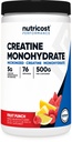 Nutricost Creatine Monohydrate Σκόνη (Fruit Punch, 500 Gram)