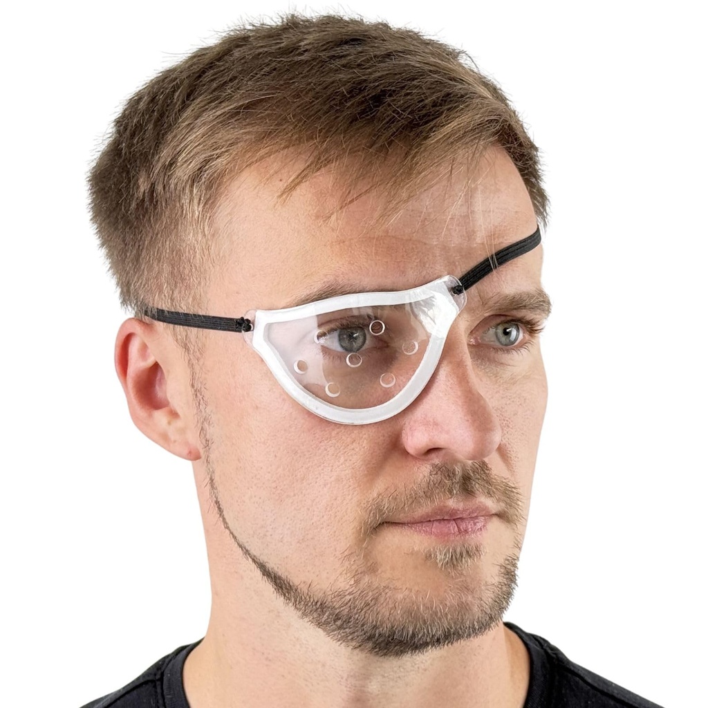 Eye Shield After Cataract Surgery, Cataract Eye Shield With Extended Elastic Strap & Soft Foam for Adults,Clear Eye Patch for Sleeping after Surgery