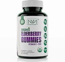Βιολογικά Gummys Elderberry με ψευδάργυρο και βιταμίνη C 